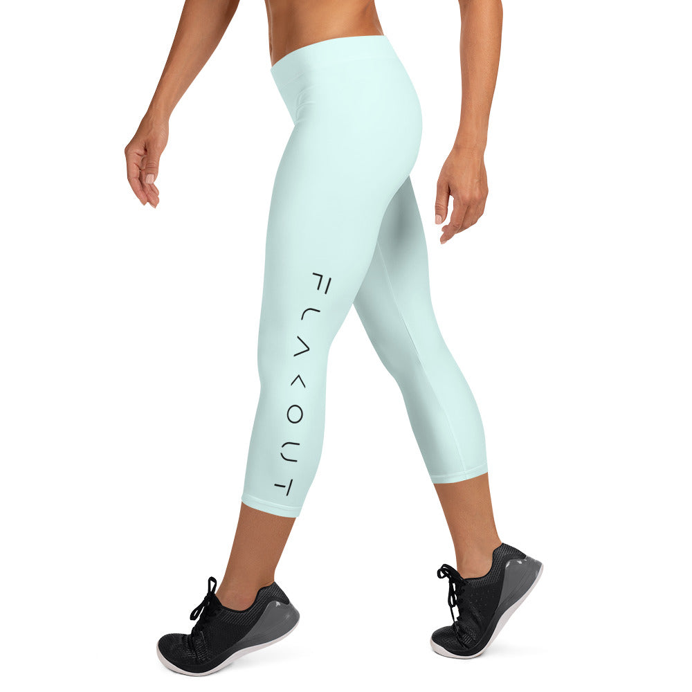 Polar Pearl Women's Capri Leggings - FLAKOUT