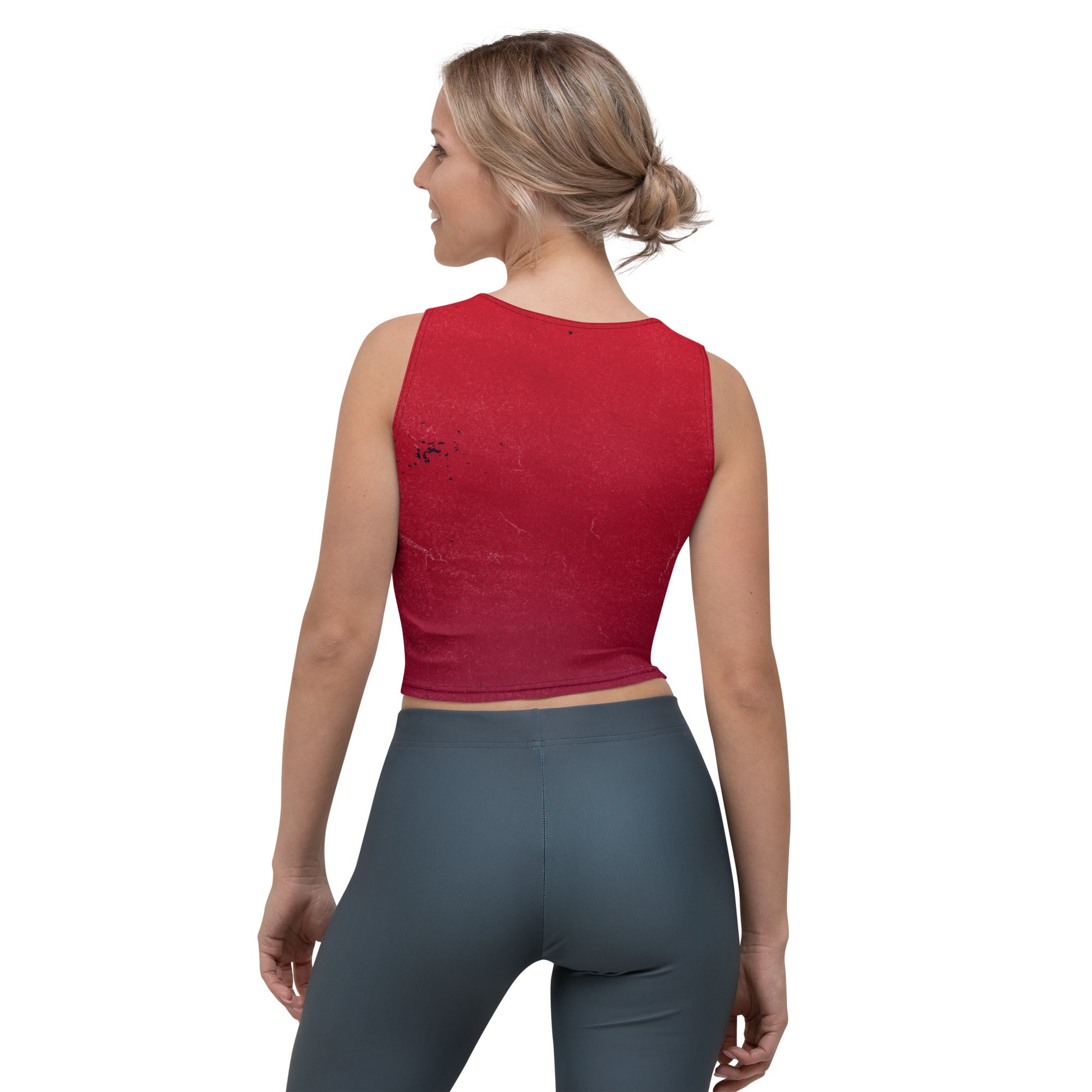 Crop Top Red Black Crush - FLAKOUT