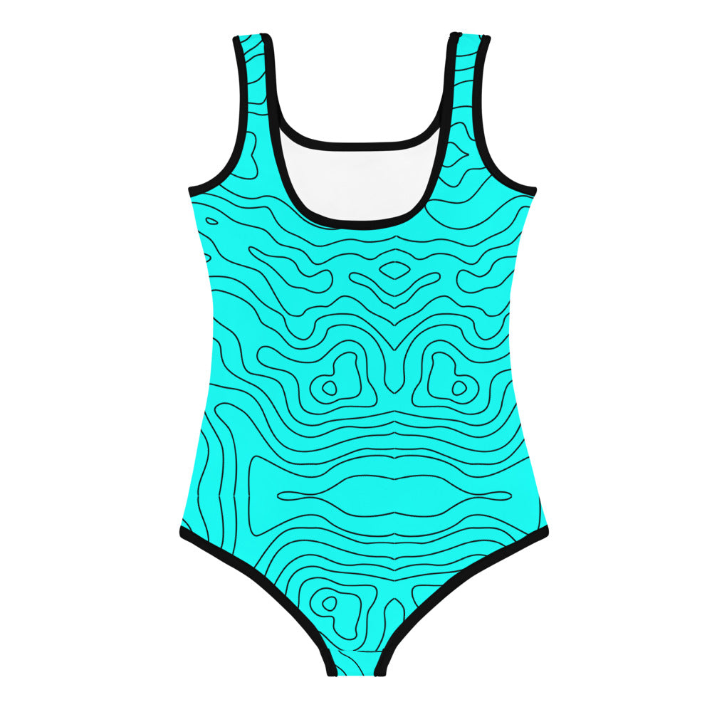 Blue Abyss Girl's Swimsuit - FLAKOUT