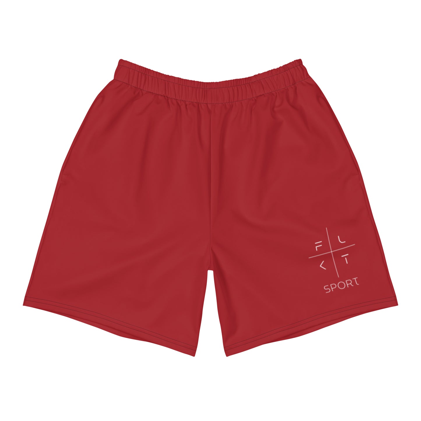 FLAKOUT Sport Firebrick Men's Recycled Athletic Shorts - FLAKOUT