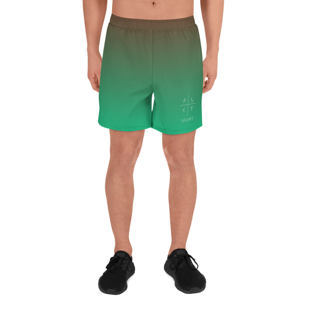 FLAKOUT Sport Lively Leaf Men's Recycled Athletic Shorts - FLAKOUT