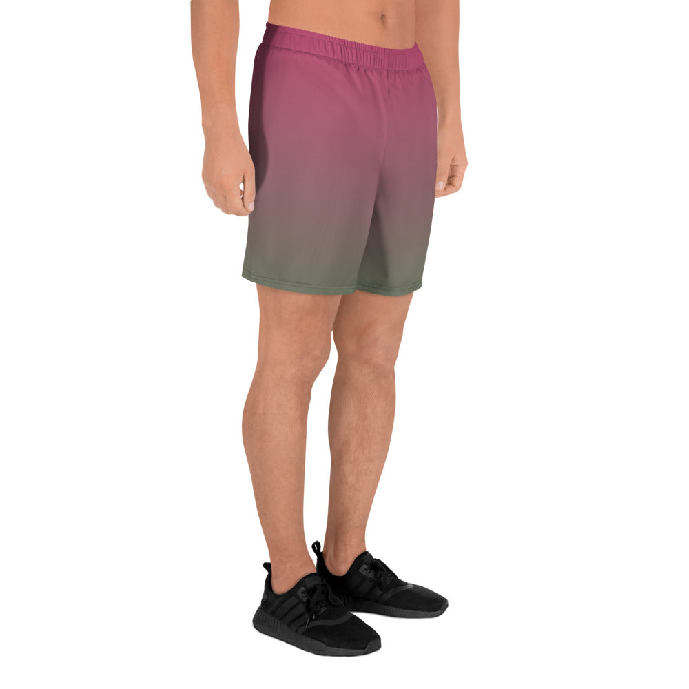 Olive Lilac Men's Recycled Shorts - FLAKOUT