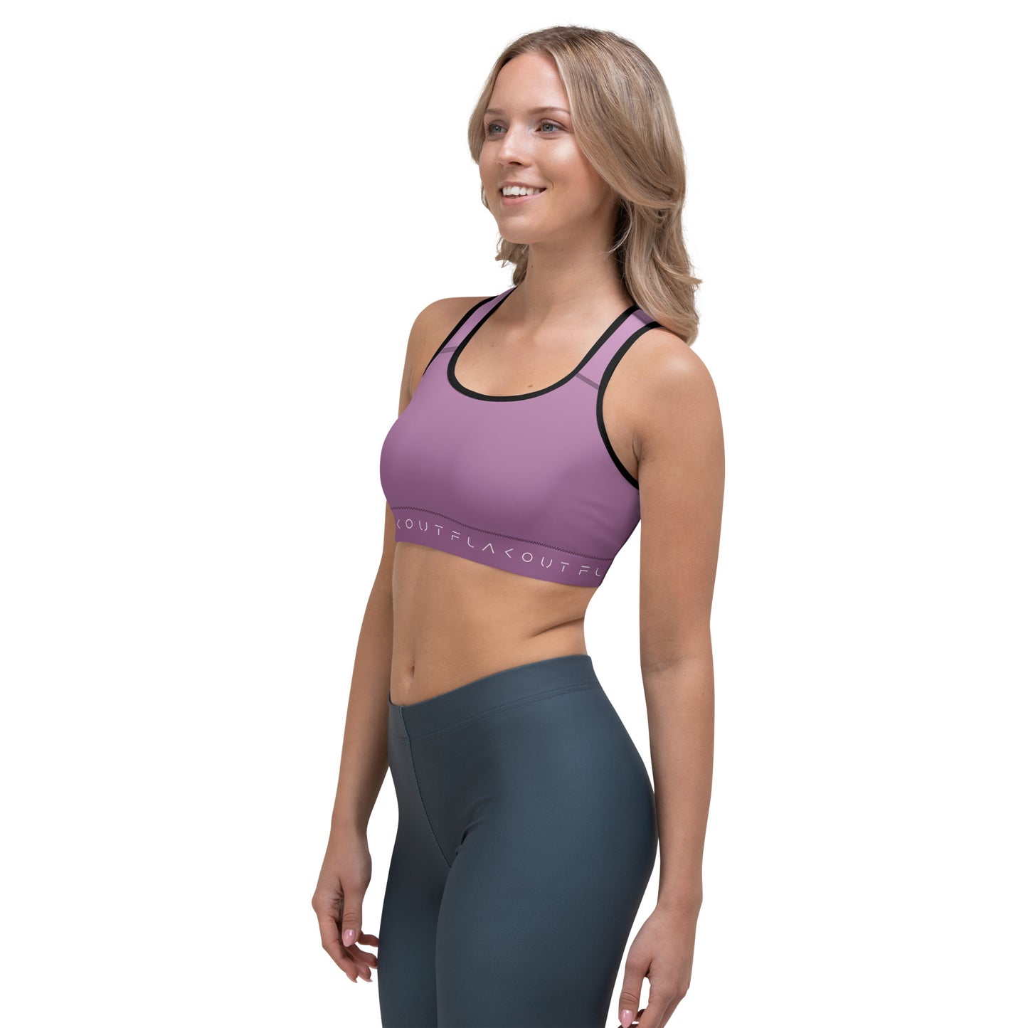 Violet Ecstasy Women's Sports Performance Bra - FLAKOUT