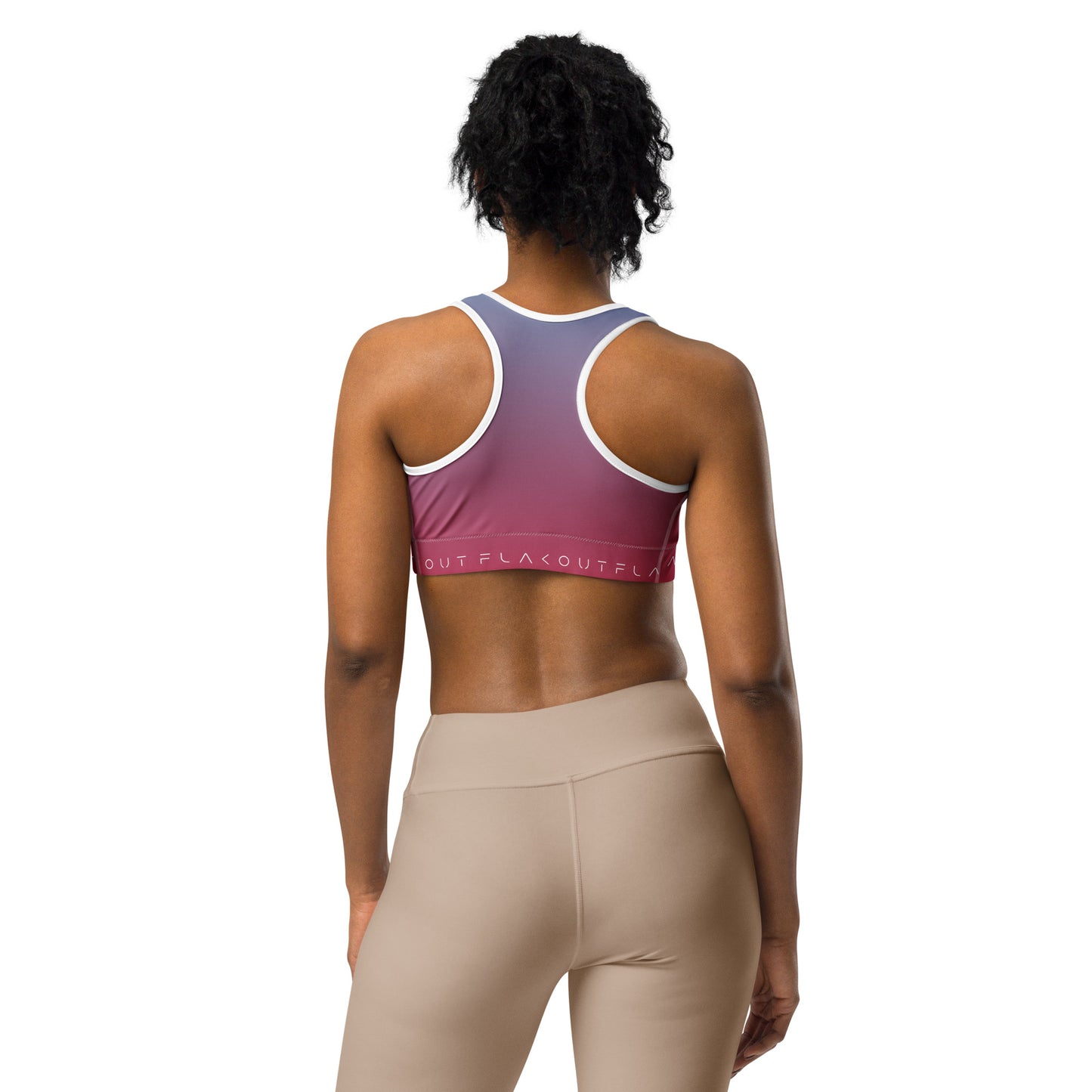 Cherry Sky Women's Sports Performance Bra - FLAKOUT