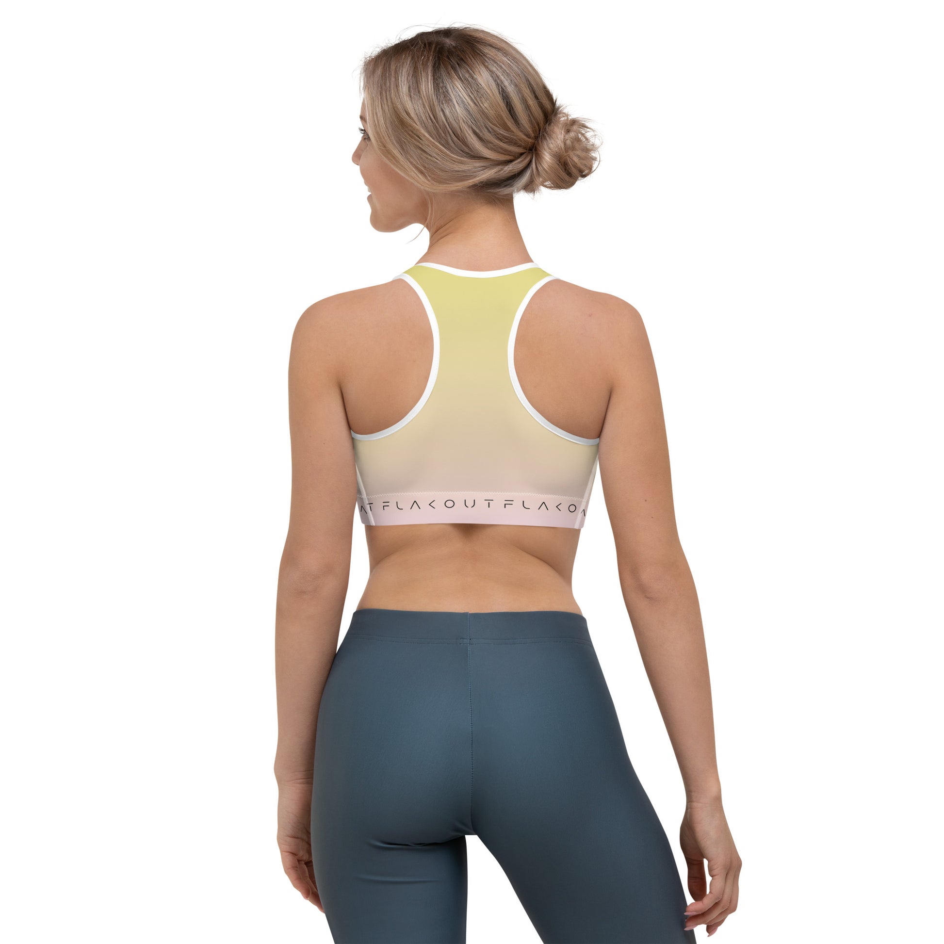 Lemonade Bliss Women's Sports Performance Bra - FLAKOUT