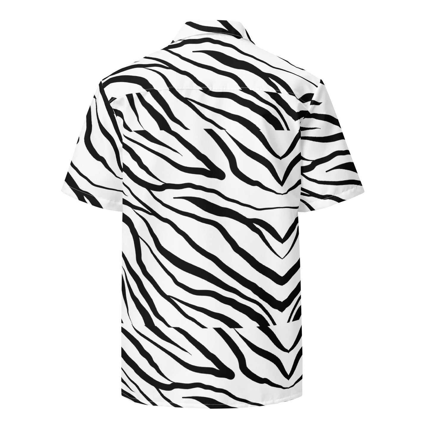 Striped Zebra Vibrance Button Shirt - FLAKOUT