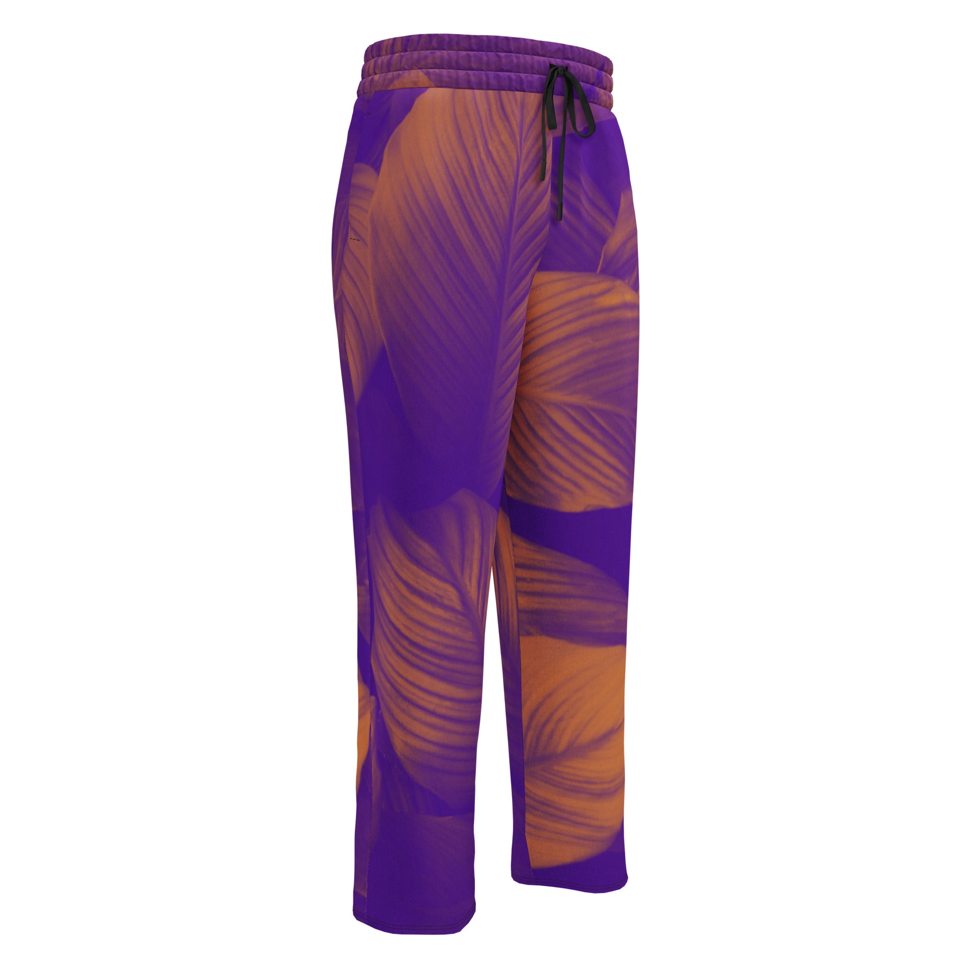 Sabre Violet Unisex Wide-leg Recycled Joggers - FLAKOUT