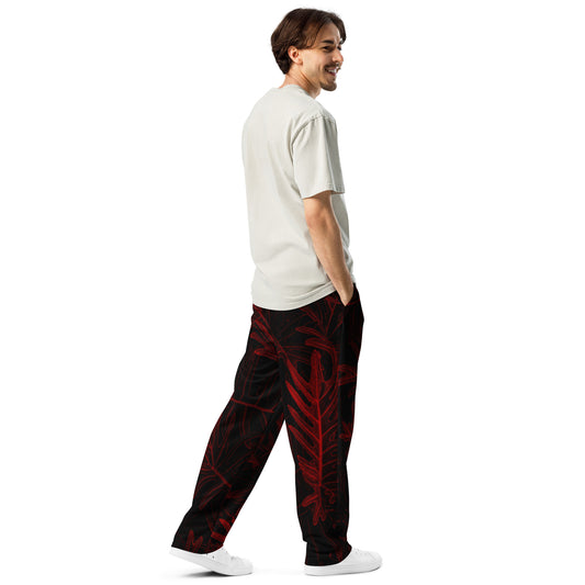 Bloodleaf Unisex Wide-leg Recycled Joggers - FLAKOUT