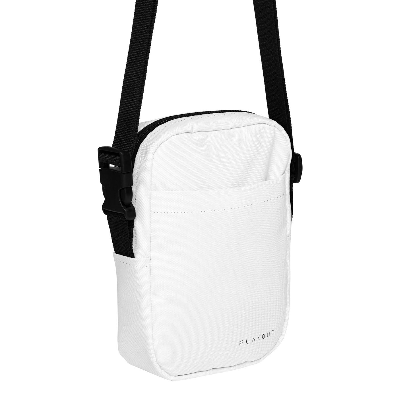 Unisex Water-resistant Crossbody Bag - White - FLAKOUT