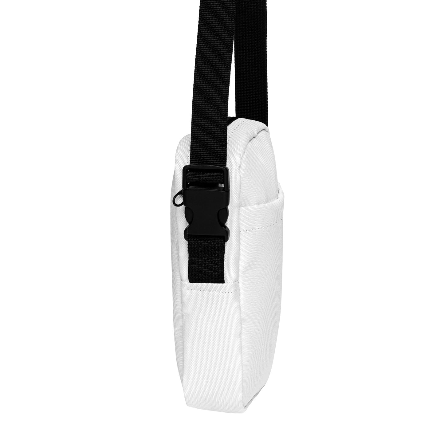 Unisex Water-resistant Crossbody Bag - White - FLAKOUT