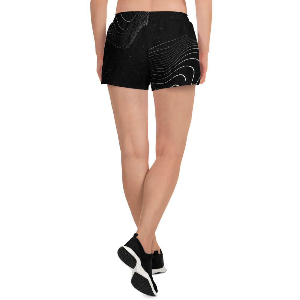 Noir Stripes Athletic Shorts - FLAKOUT