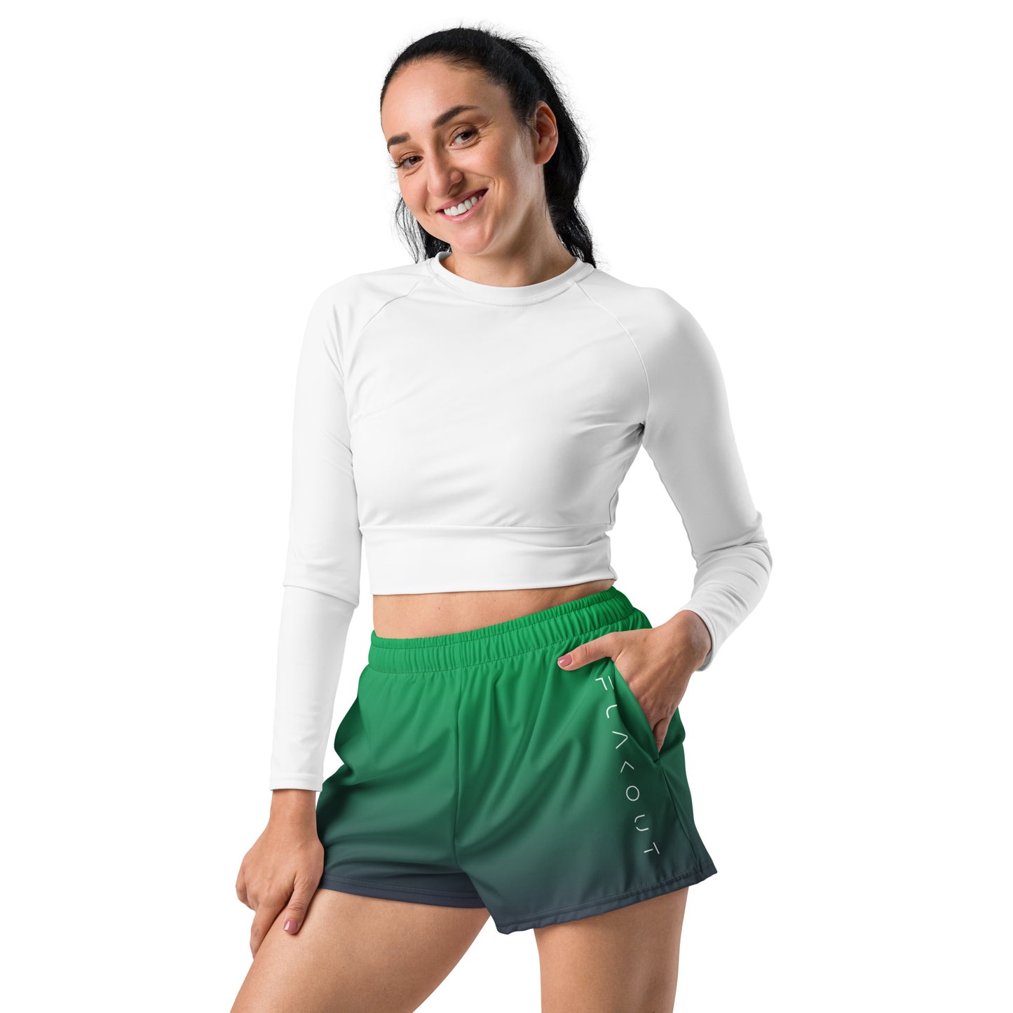 Midnight Plum Women’s Recycled Shorts - FLAKOUT