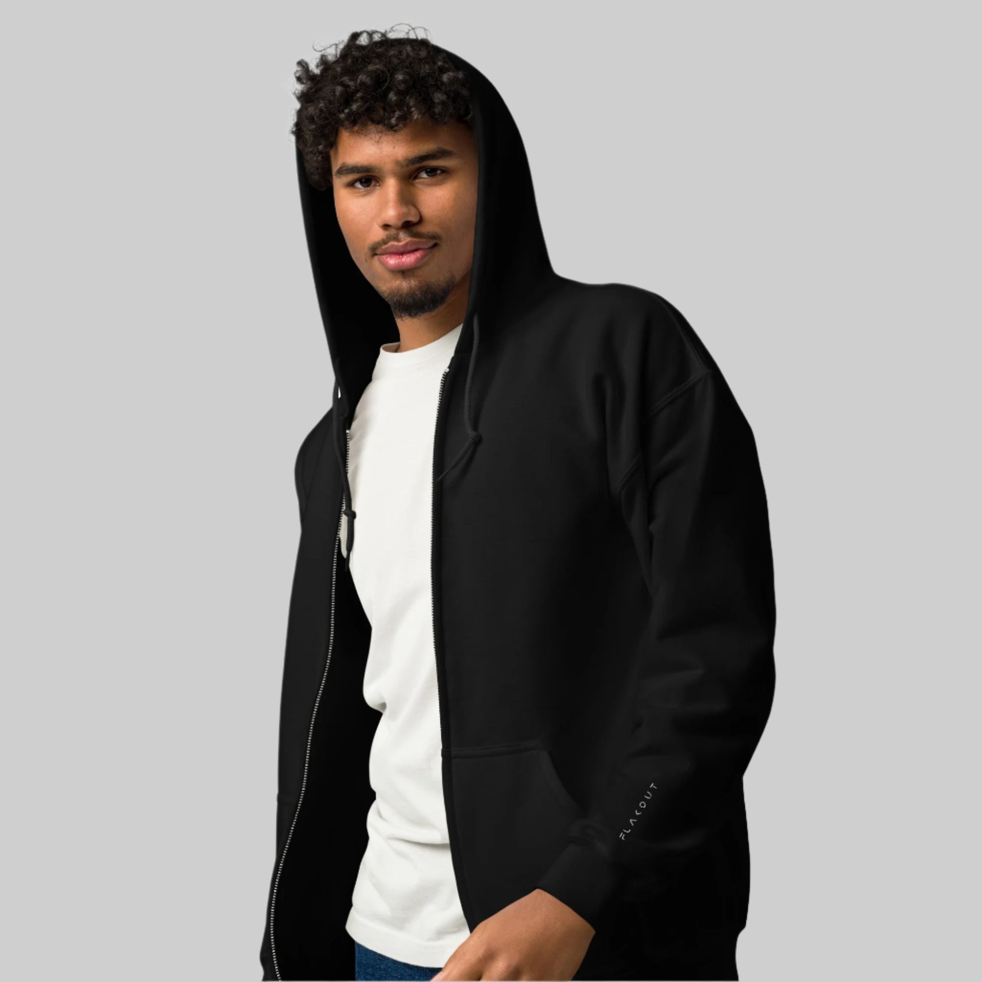 Ablaze Unisex Zip Hoodie - FLAKOUT