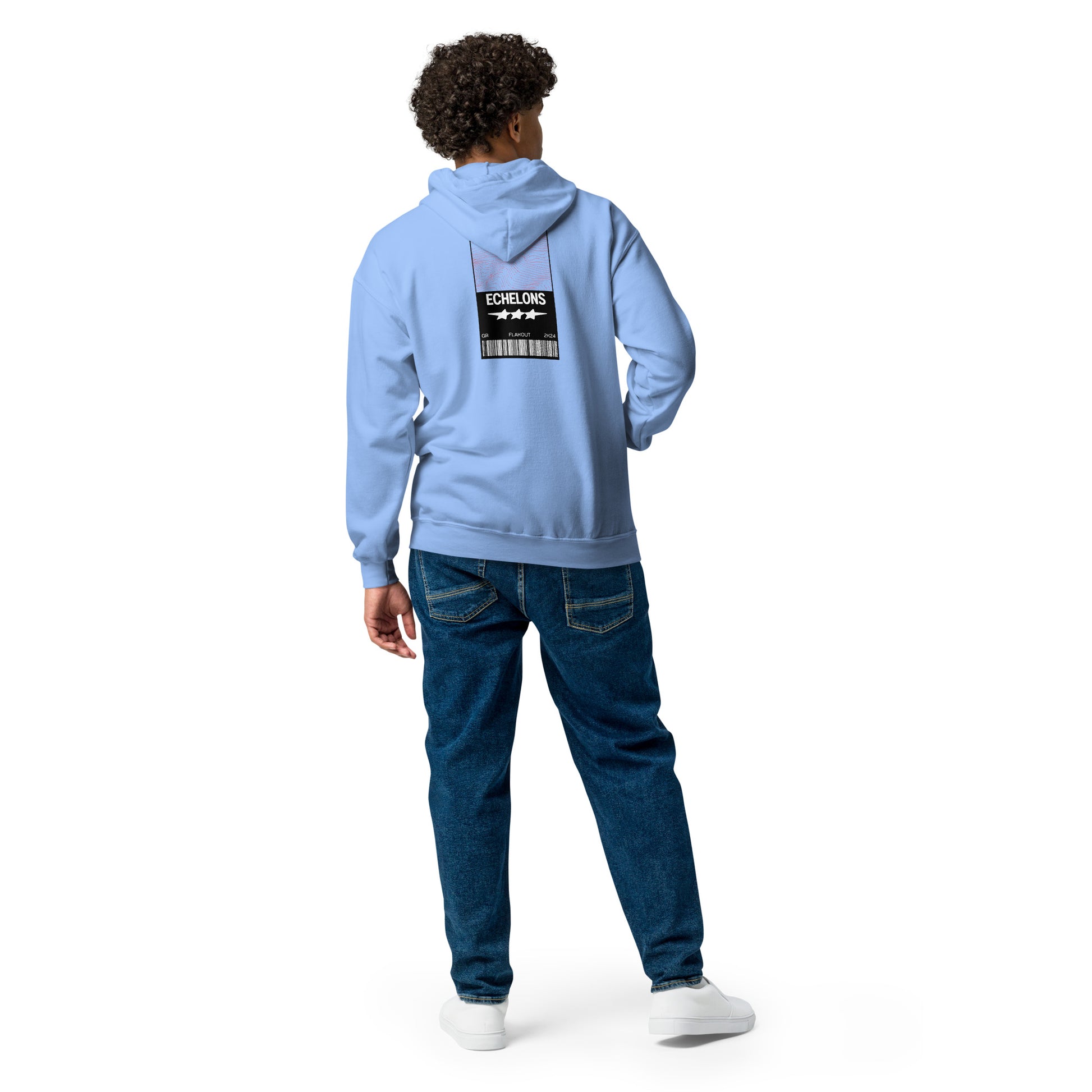 Echelons Unisex Zip Hoodie - FLAKOUT