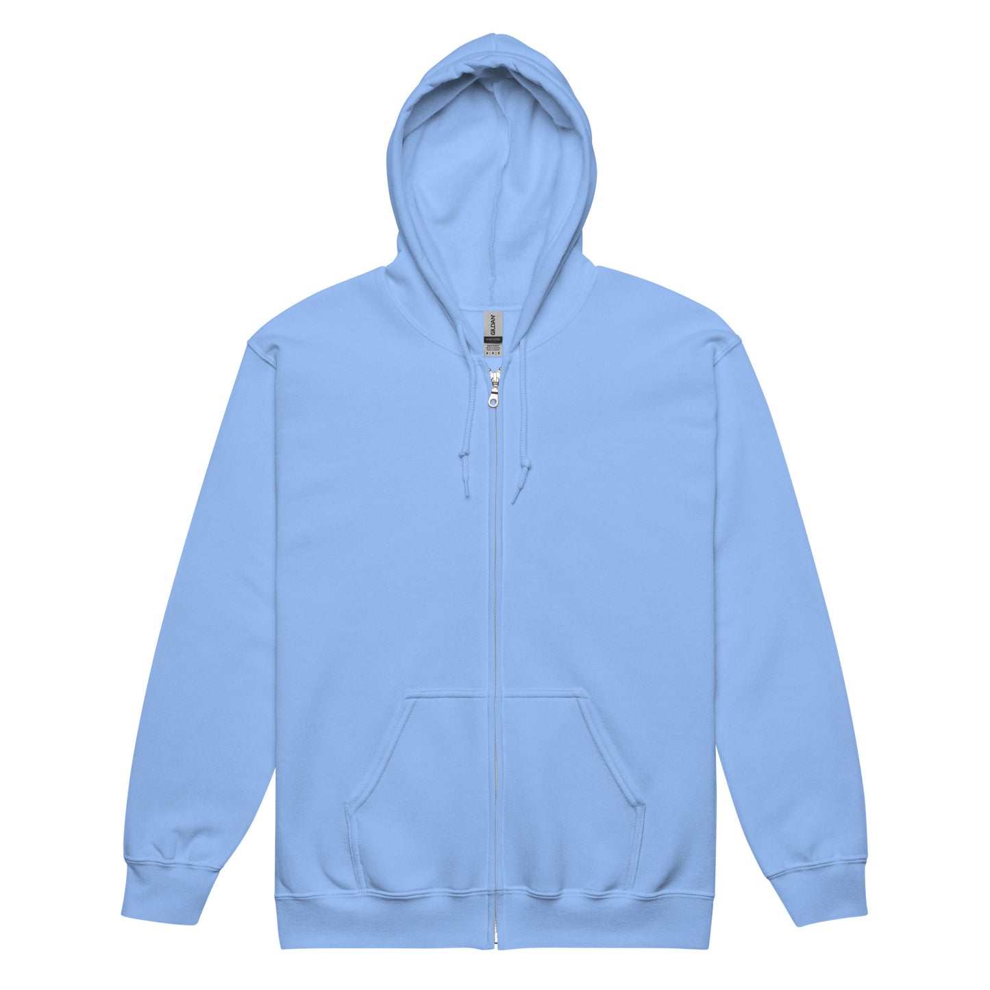 Vivid Existence Live Your Life Heavy Harmony Fusion Zip Hoodie - Carolina Blue - FLAKOUT