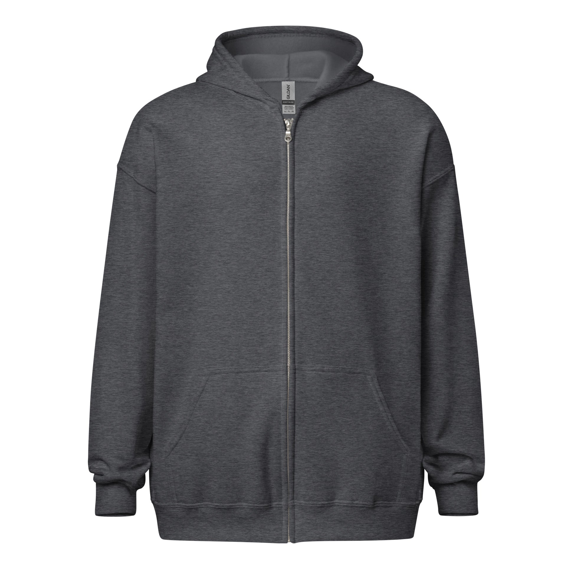 Streetwise Urbanity Heavy Harmony Fusion Zip Hoodie - Dark Heather - FLAKOUT