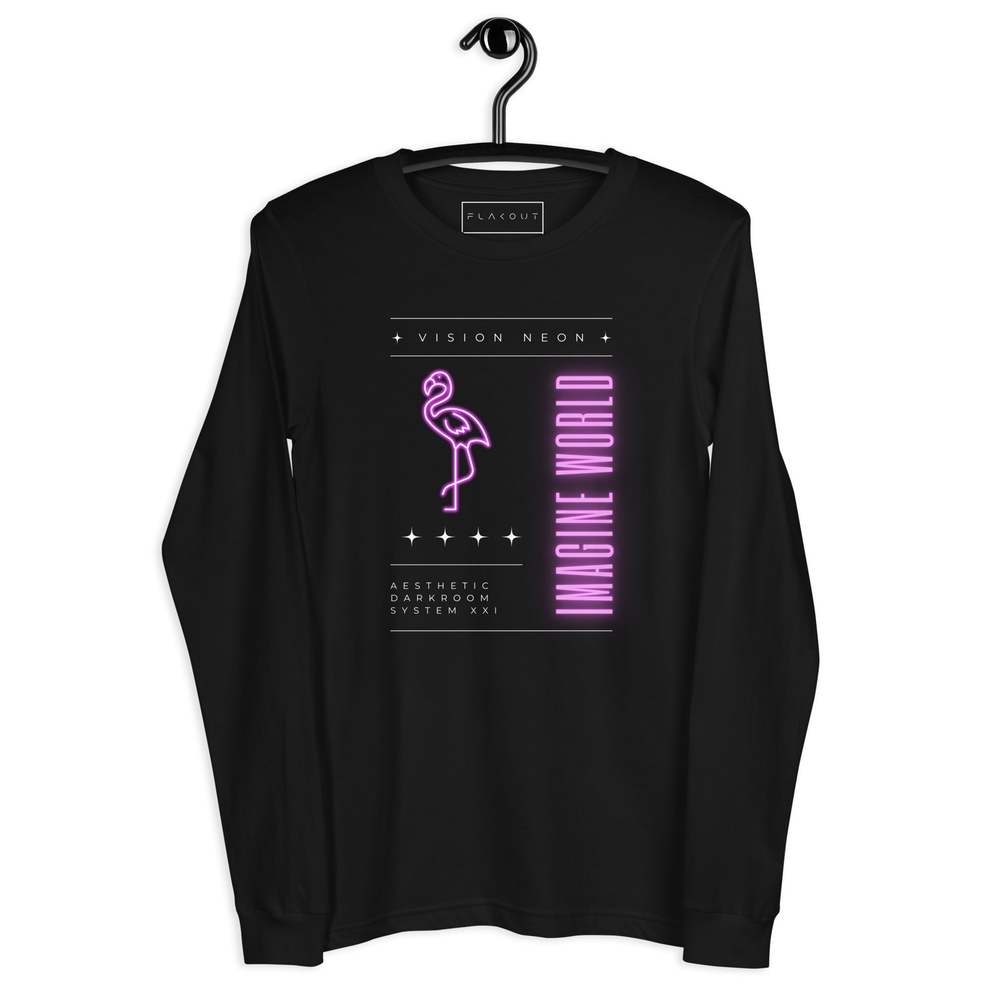 Vision Neon Utopia Long Sleeve Tee - FLAKOUT