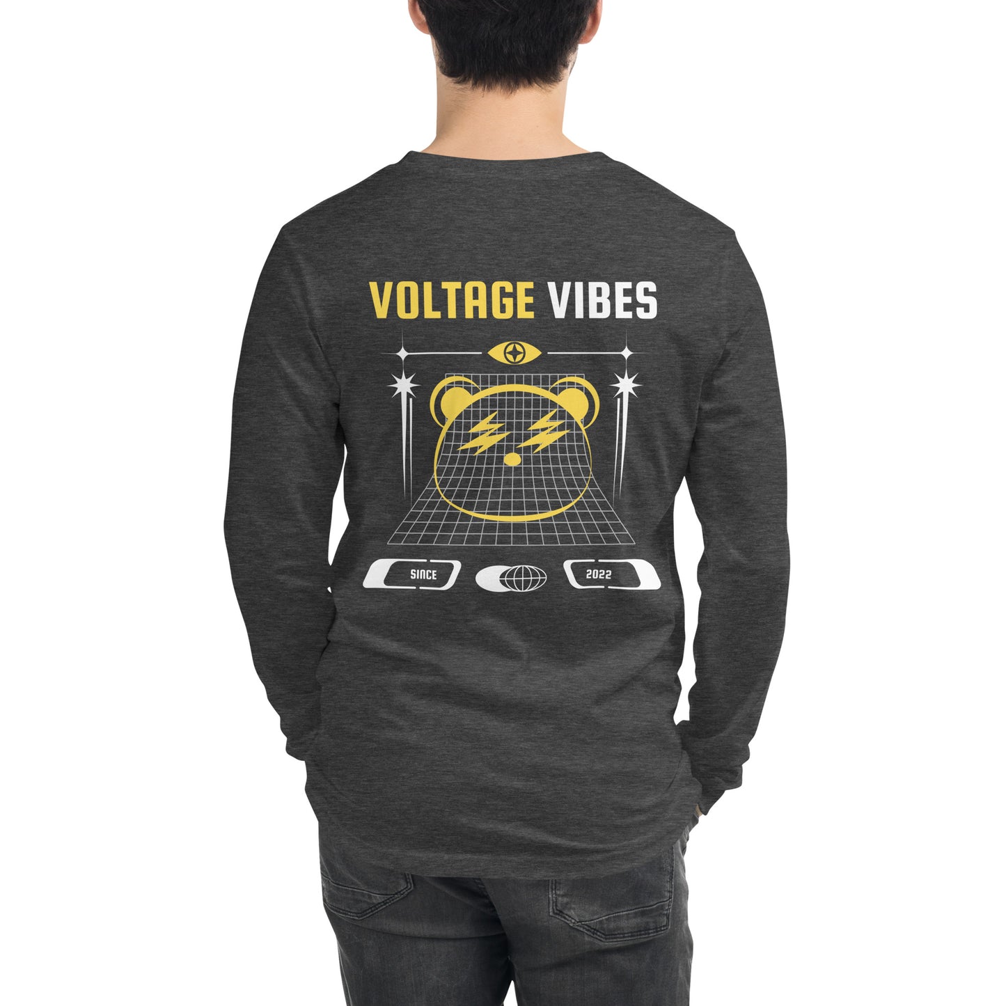 Voltage Vibes Unisex Long Sleeve Shirt - FLAKOUT