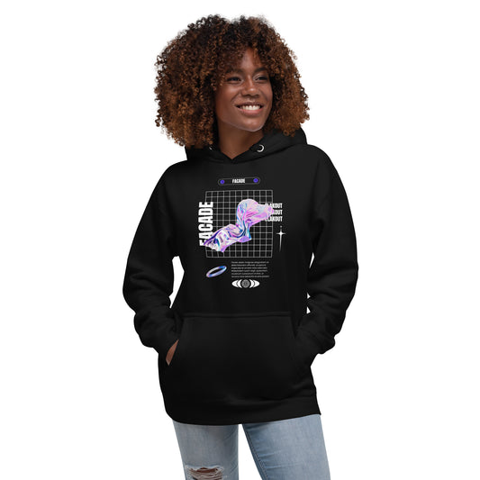 Facade Unisex Hoodie - FLAKOUT