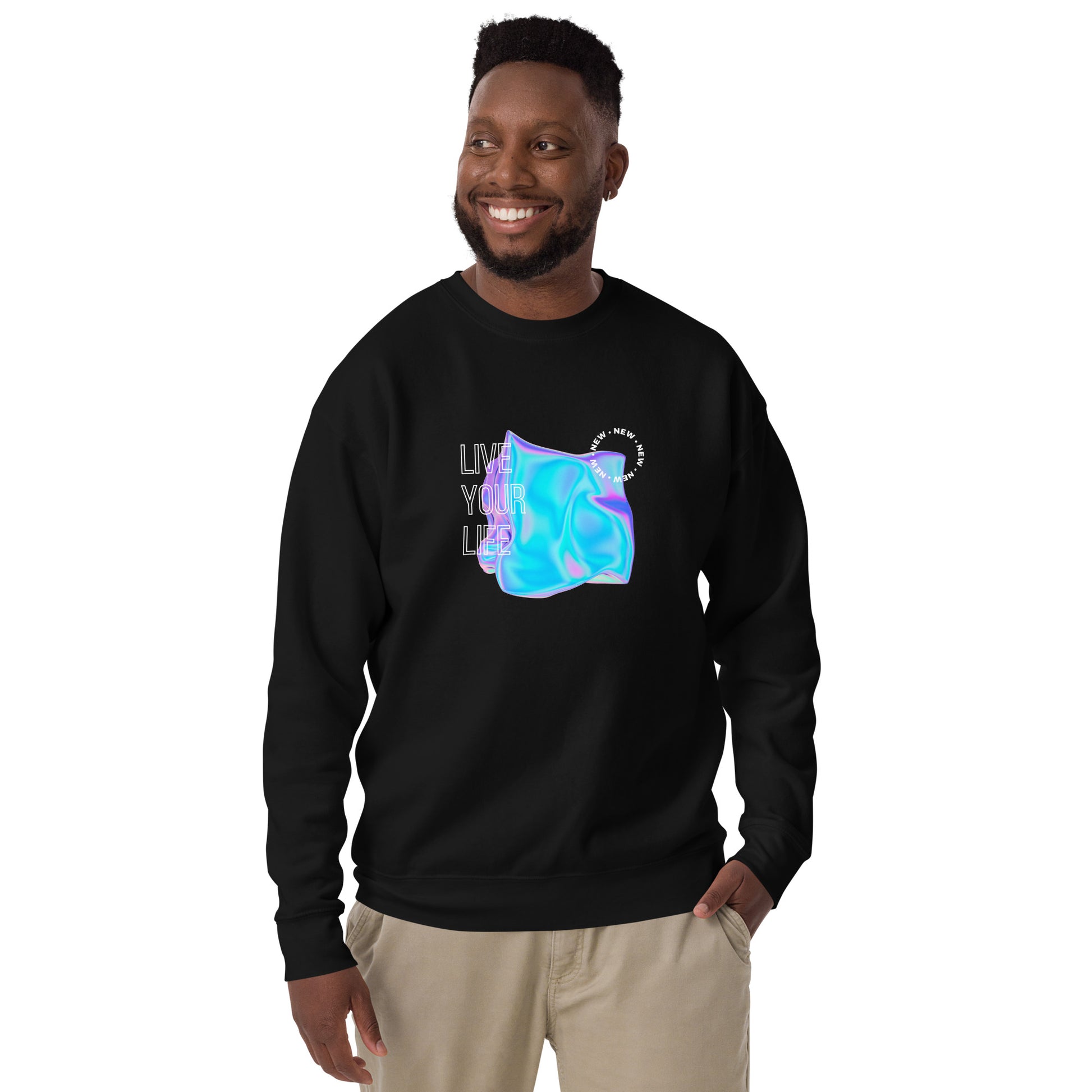 Vivid Existence Live Your Life Sweatshirt - FLAKOUT