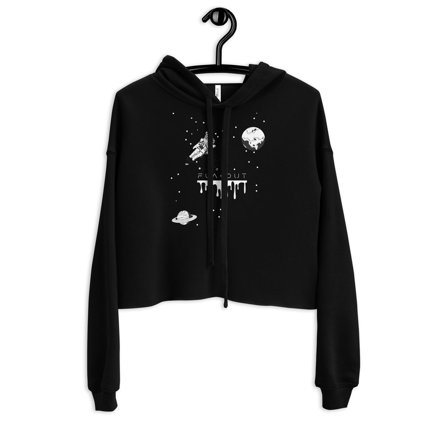 Women's Crop Hoodie Astronaut - FLAKOUT