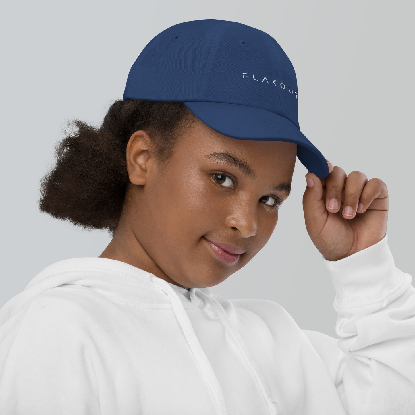 FLAKOUT Logo Embroidered Kid's Baseball Cap