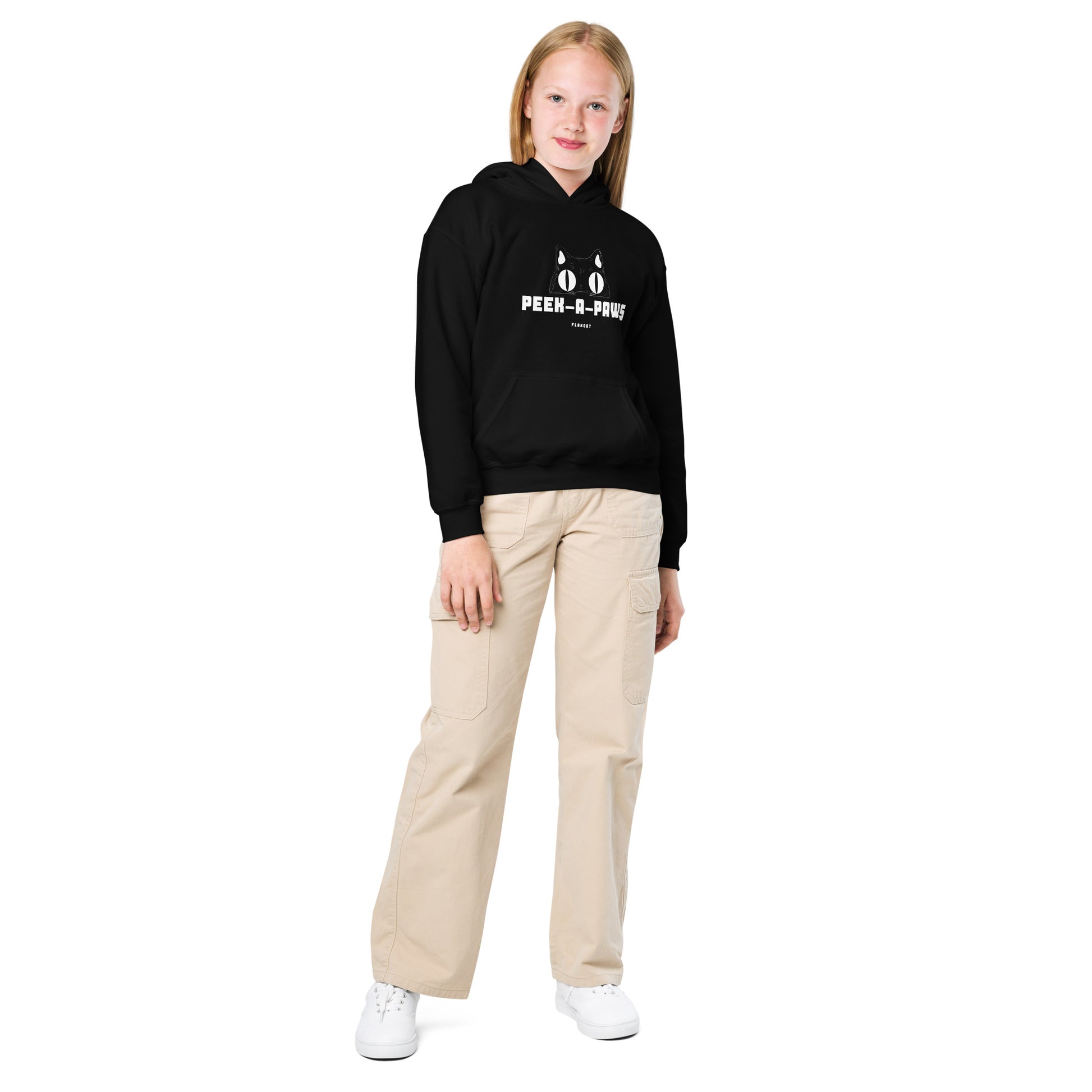 Peek A Paws Kid's Snug Blend Hoodie - FLAKOUT