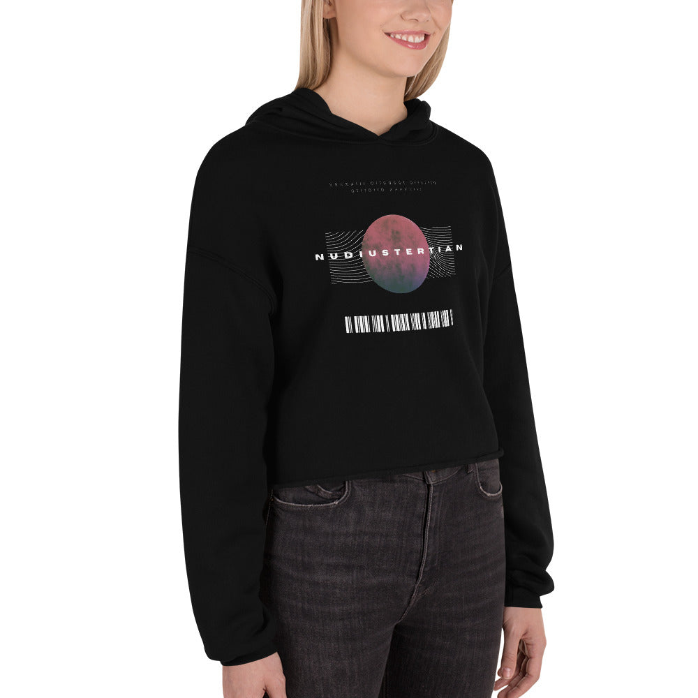 Women's Crop Hoodie Nudiustertian - FLAKOUT