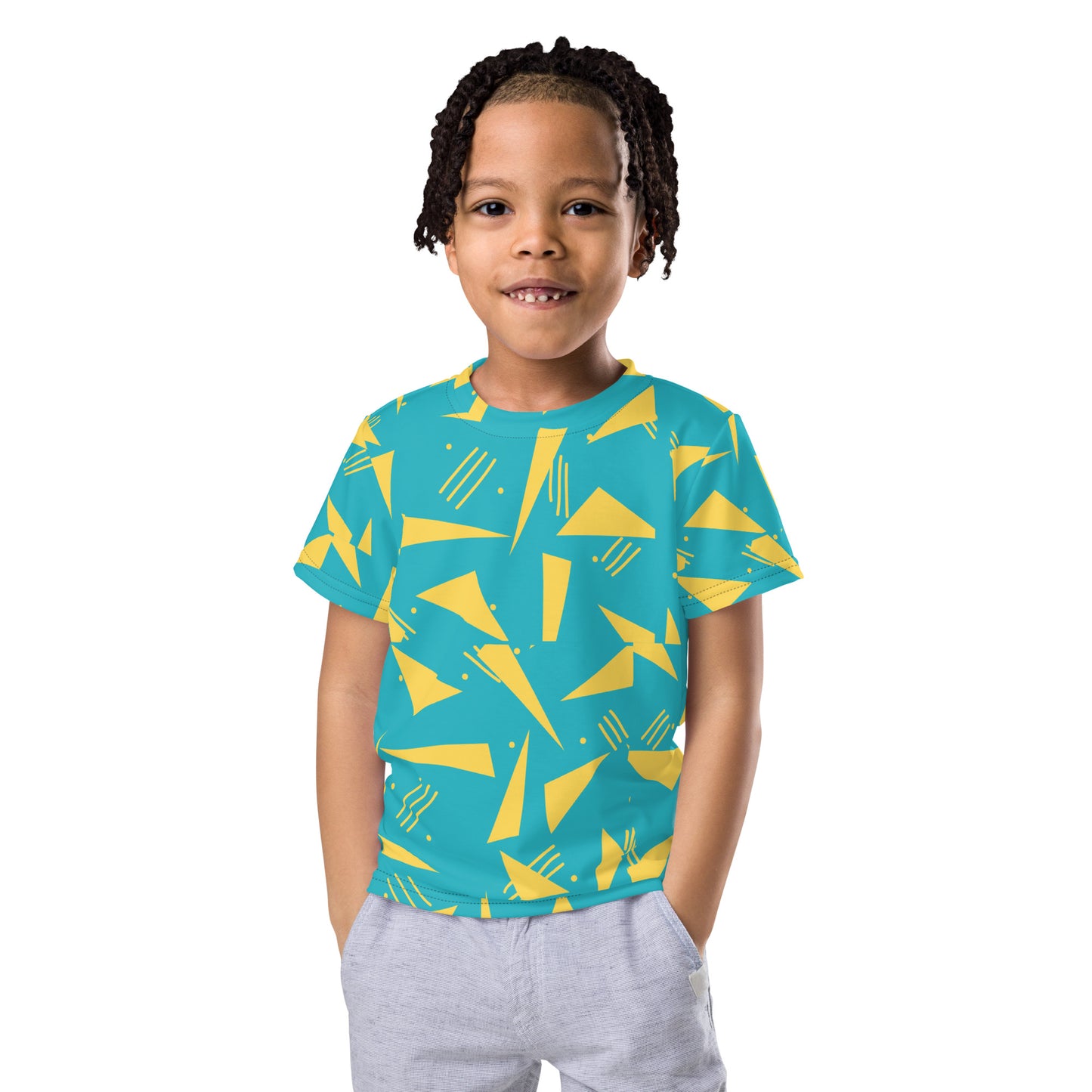 Kid's T-shirt Triangles - FLAKOUT